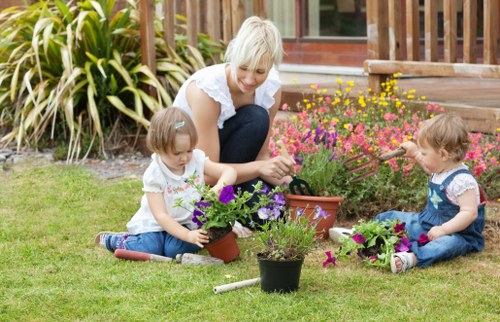 Turf and lawn installation for landscape gardening in Pinner
