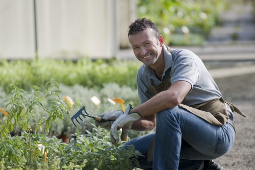 Low-carbon van used for sustainable garden collection work